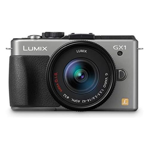  Amazon Renewed Panasonic Lumix DMC-GX1 16 MP Micro 4/3 Mirrorless Digital Camera with 3-Inch LCD Touch Screen and 14-42mm Zoom Lens (Silver) (Renewed)