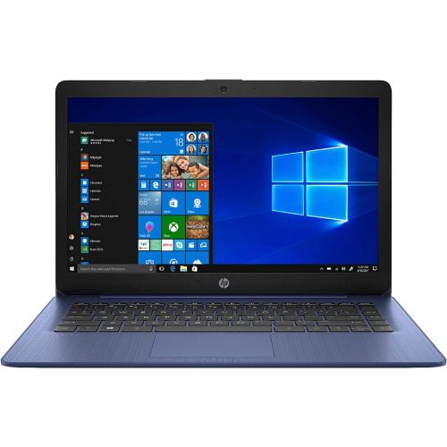  Amazon Renewed HP Stream - 14-ds0003dx Home and Entertainment Laptop (AMD A4-9120e 2-Core, 4GB RAM, 64GB eMMC, AMD Radeon R3, 14.0 HD (1366x768), WiFi, Bluetooth, Webcam, 2xUSB 3.1, 1xHDMI, Win 1