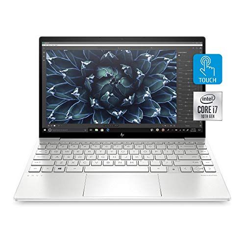  Amazon Renewed HP Envy 13 Laptop, Intel Core i7-1065G7, 8 GB Ram, 256 GB SSD Storage, 13.3 Full HD Touchscreen, Windows 10 Home, Fingerprint Reader (13-ba0010nr, 2020 Model) (Renewed)