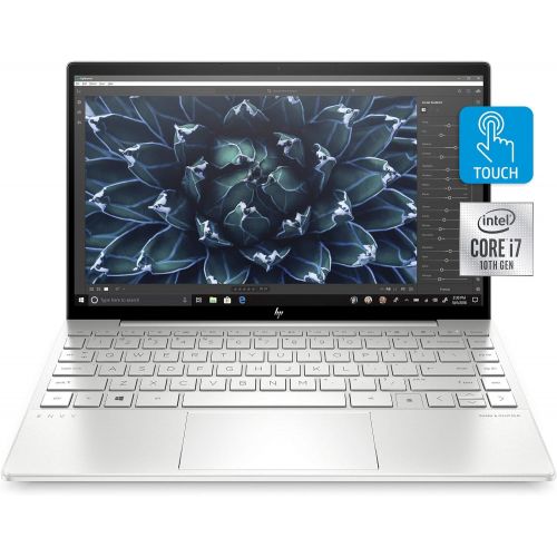  Amazon Renewed HP Envy 13 Laptop, Intel Core i7-1065G7, 8 GB Ram, 256 GB SSD Storage, 13.3 Full HD Touchscreen, Windows 10 Home, Fingerprint Reader (13-ba0010nr, 2020 Model) (Renewed)