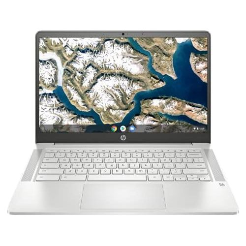  Amazon Renewed HP Chromebook - 14a-na0010ds 14 TS Intel Celeron N4000 1.1 GHz Intel UHD Graphics 600 4 GB RAM 128 GB eMMC Chrome OS BT Webcam Mineral Silver(Renewed)