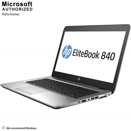  Amazon Renewed HP EliteBook 840 G1 14in HD+ TouchScreen Business Laptop Computer, Intel Dual Core i5-4200U up to 2.6GHz, 8GB RAM, 256GB SSD, USB 3.0, VGA, WiFi, RJ45, Windows 10 Professional (Ren