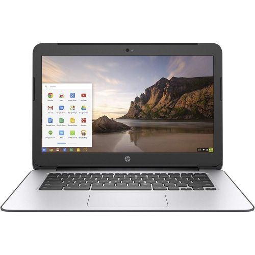  Amazon Renewed HP Chromebook 14 G4 Intel Celeron N2840 2.16GHz 4GB 16GB, Black/Silver (Renewed) (G4)