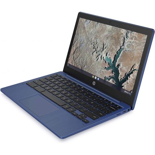  Amazon Renewed HP Chromebook 11-inch Laptop - MediaTek - MT8183 - 4 GB RAM - 32 GB eMMC Storage - 11.6-inch HD Display - with Chrome OS - (11a-na0030nr, 2020 Model, Indigo Blue) (Renewed)