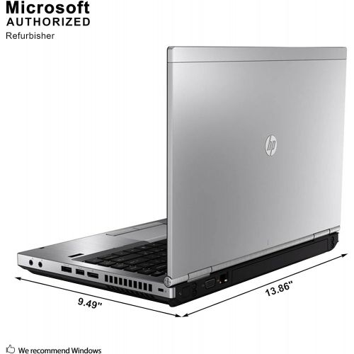  Amazon Renewed HP Elitebook 8470p Laptop - Core i5 2.6ghz - 4GB DDR3 - 250GB HDD - DVDRW - Windows 10 Pro 64bit - (Renewed)