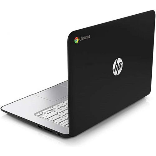  Amazon Renewed HP Chromebook G1 14 Intel Celeron Dual Core, 1.4GHz, 4GB Ram, 16GB SSD Laptop - Black/Silver - J2L41UT#ABA (Renewed)