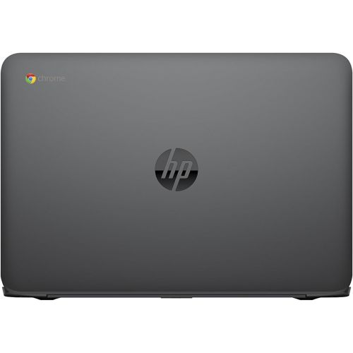  Amazon Renewed HP Chromebook G1 14 Intel Celeron Dual Core, 1.4GHz, 4GB Ram, 16GB SSD Laptop - Black/Silver - J2L41UT#ABA (Renewed)