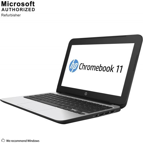  Amazon Renewed HP Chromebook 11 G4 11.6 Inch Laptop (Intel N2840 Dual-Core, 2GB RAM, 16GB Flash SSD, Chrome OS), Black (Renewed)