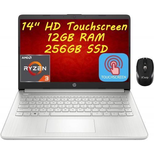  Amazon Renewed Flagship 2021 HP 14 Laptop Computer 14 HD Touchscreen Display AMD Ryzen 3 3250U (Beats i7-7600U) 12GB RAM 256GB SSD AMD Radeon Vega 3 USB-C WiFi 6 HDMI HD Webcam Win 10 (Renewed)