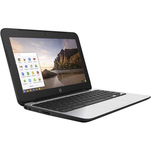  Amazon Renewed HP ChromeBook 11 G4 EE: 11.6-inch (1366x768) Intel Celeron N2840 2.16GHz 16GB eMMC SSD 4GB RAM Chrome OS - Black (Renewed)