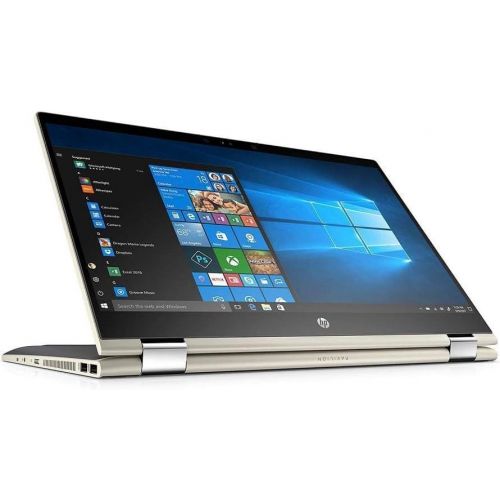  Amazon Renewed HP Pavilion X360 Convertible Touchscreen 15.6 HD Notebook, Intel Core i5-8250U, 24GB Memory (16GB Intel Optane 8GB DDR4 RAM), 1TB Hard Drive, Windows 10 Home, Pale Gold (Renewed)