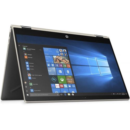  Amazon Renewed HP Pavilion X360 Convertible Touchscreen 15.6 HD Notebook, Intel Core i5-8250U, 24GB Memory (16GB Intel Optane 8GB DDR4 RAM), 1TB Hard Drive, Windows 10 Home, Pale Gold (Renewed)