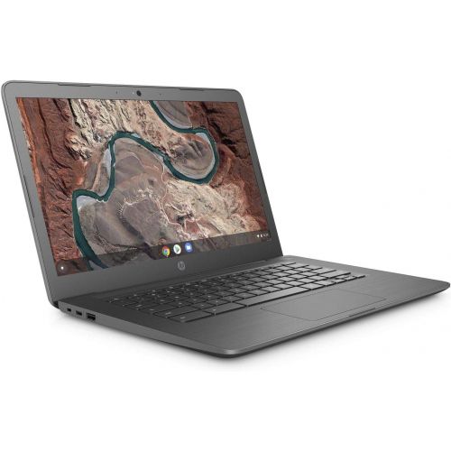  Amazon Renewed HP Chromebook 14-inch Laptop with 180-Degree Swivel, AMD Dual-Core A4-9120 Processor, 4 GB SDRAM, 32 GB eMMC Storage, Chrome OS (14-db0020nr, Chalkboard Gray) (Renewed)