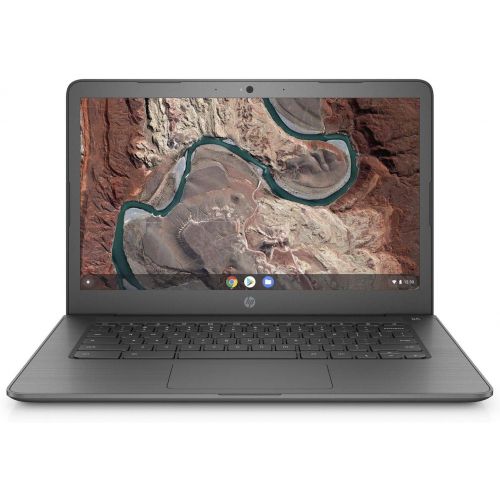  Amazon Renewed HP Chromebook 14-inch Laptop with 180-Degree Swivel, AMD Dual-Core A4-9120 Processor, 4 GB SDRAM, 32 GB eMMC Storage, Chrome OS (14-db0020nr, Chalkboard Gray) (Renewed)