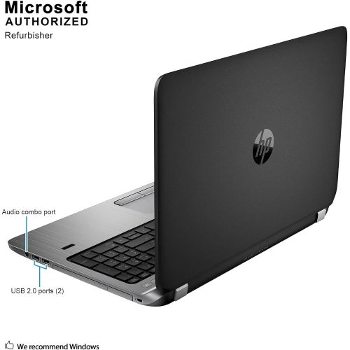  Amazon Renewed HP ProBook 450 G2 15.6 Inch Business Laptop, Intel Core i3-4005U 1.7GHz, 8G DDR3L. 320G, WiFi, VGA, HDMI, Windows 10 Pro 64 Bit Multi-Language Support English/French/Spanish(Renewe