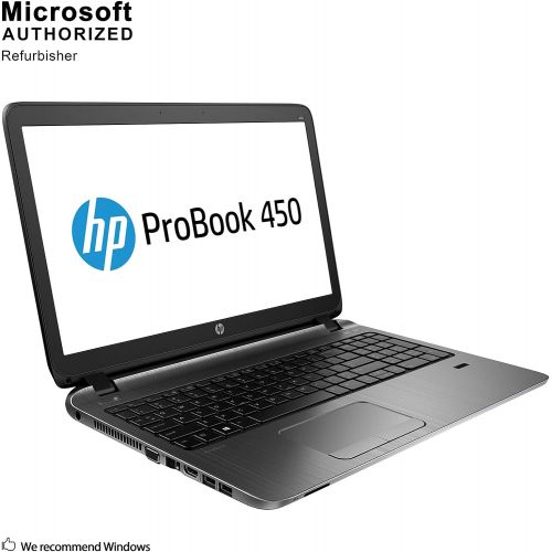  Amazon Renewed HP ProBook 450 G2 15.6 Inch Business Laptop, Intel Core i3-4005U 1.7GHz, 8G DDR3L. 320G, WiFi, VGA, HDMI, Windows 10 Pro 64 Bit Multi-Language Support English/French/Spanish(Renewe