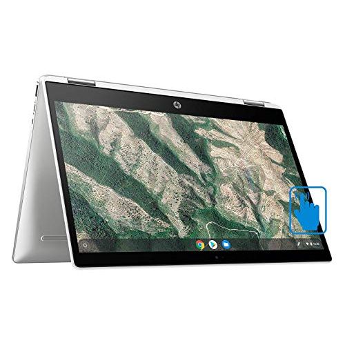  Amazon Renewed HP Chromebook x360 - 14b-ca0015cl Home Office Laptop (Pentium N5000 4-Core, 4GB RAM, 64GB eMMC, 14.0 Touch Full HD (1920x1080) Display, Intel UHD 605, USB3.1 Type-C, WiFi, Chrome O