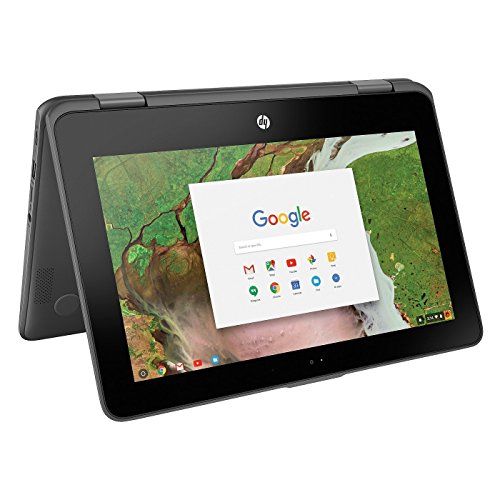  Amazon Renewed Newest HP 2-in-1 Business Chromebook 11.6in HD IPS Touchscreen, Intel Celeron N3350 Processor, 4GB Ram 16GB SSD, Intel HD Graphics, WiFi, Webcam, Google Chrome OS- Gray (Renewed)