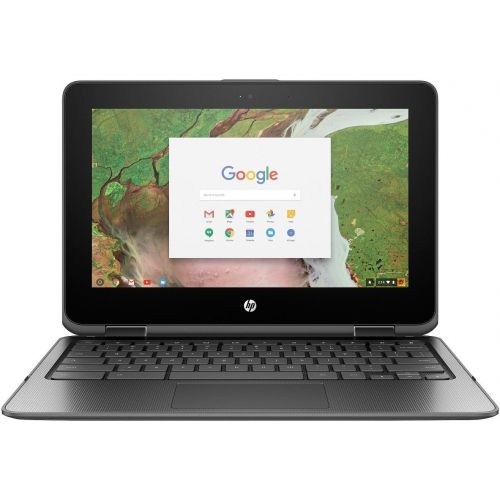  Amazon Renewed Newest HP 2-in-1 Business Chromebook 11.6in HD IPS Touchscreen, Intel Celeron N3350 Processor, 4GB Ram 16GB SSD, Intel HD Graphics, WiFi, Webcam, Google Chrome OS- Gray (Renewed)