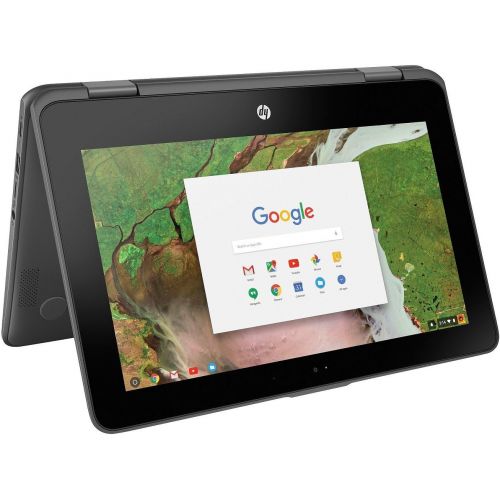  Amazon Renewed Newest HP 2-in-1 Business Chromebook 11.6in HD IPS Touchscreen, Intel Celeron N3350 Processor, 4GB Ram 16GB SSD, Intel HD Graphics, WiFi, Webcam, Google Chrome OS- Gray (Renewed)