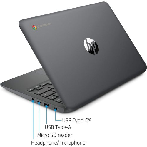  Amazon Renewed Newest Flagship HP Chromebook, 11.6 HD (1366 x 768) Display, Intel Celeron Processor N3350, 4GB LPDDR2, 32GB eMMC, Chrome OS, HD Graphics 500, 11A-NB0013DX, Ash Gray (Renewed)