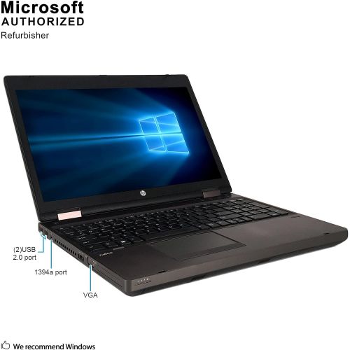  Amazon Renewed HP ProBook 6570b Notebook PC - Intel Core i5-3320M 2.5Ghz 8GB 128SSD DVDRW Windows 10 Professional (Renewed)