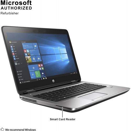  Amazon Renewed HP ProBook 640 G3 14 Inch Laptop PC, Intel Core i5-7200U up to 3.1GHz, 8G DDR4, 256G SSD, VGA, DP, Windows 10 Pro 64 Bit Multi-Language Support English/French/Spanish(Renewed)
