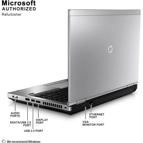  Amazon Renewed HP Elitebook 8470p 14 Inch Laptop, Intel Core i5 3320M 2.6G, 8G DDR3,240G SSD,DVD,Windows 10 Pro (Renewedd)