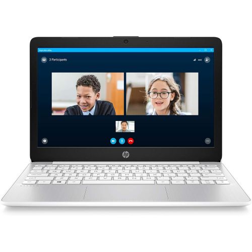  Amazon Renewed HP Stream 11-inch HD Laptop, Intel Celeron N4000, 4 GB RAM, 32 GB eMMC, Windows 10 Home in S Mode with Office 365 Personal for 1 Year (11-ak0020nr, Diamond White) (Renewed)