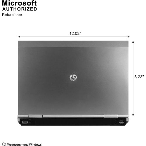  Amazon Renewed HP Elitebook 2560P Notebook PC - Intel I5 2620M 2.5ghz 8Ggb 320gb 12.5in Windows 10 Pro (Renewed)