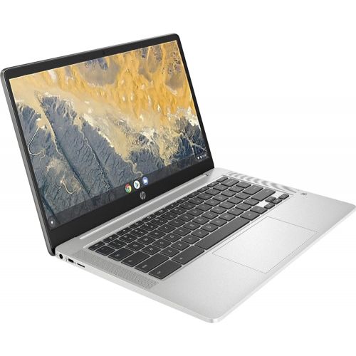  Amazon Renewed Newest HP 14inch Chromebook, Intel Quad-Core Pentium Silver N5000 Processor Up to 2.70Ghz, 4GB Memory, 64GB SSD Storage, Webcam, WiFi, Bluetooth, Chrome OS(Renewed) (14/ N5000/ 64G