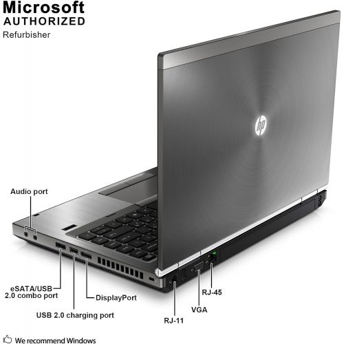  Amazon Renewed HP EliteBook 8460P 14-inch Notebook PC - Intel Core i5-2520M 2.5GHz 8GB 250GB Windows 10 Professional (Renewed)