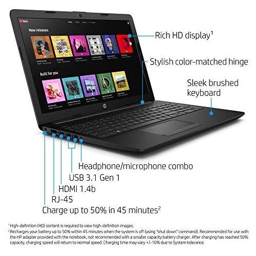  Amazon Renewed 2019 HP 15.6 BrightView Premium Laptop Computer, AMD Ryzen 3-2200U Up to 3.4Ghz, 4GB DDR4 RAM, 1TB HDD, WiFi, Bluetooth 4.2, AMD Radeon Vega 3 Graphics, USB 3.1, HDMI, Windows 10 (