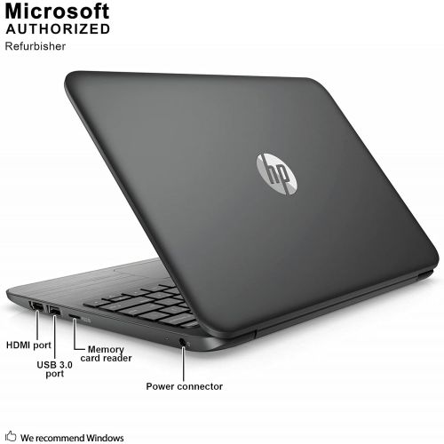  Amazon Renewed (Renewed) HP Stream 11 Pro G2 Laptop Computer 11.6 LED Display PC, Intel Dual-Core Processor, 4GB DDR3 RAM, 64GB eMMC, HD Webcam, HDMI, WiFi, Bluetooth, Windows 10