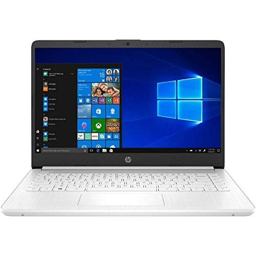  Amazon Renewed HP Laptop Intel Celeron N4020 4GB DDR4 SDRAM 64GB eMMC 14 inch HD LED Display Microsoft 365 1 Year Subscription (White) (Renewed)