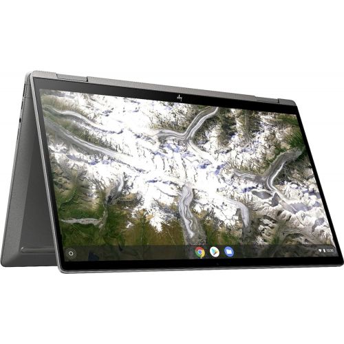  Amazon Renewed 2020 Newest HP x360 2-in-1 14-inch FHD Touchscreen Chromebook 10th Gen. Intel Core i3-10110U, 8GB RAM, 64GB eMMC, B&O Audio, WiFi 6, Backlit Keyboard, Fingerprint Reader - Mineral