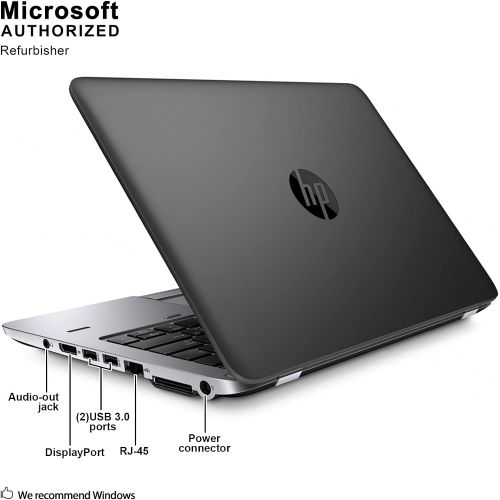  Amazon Renewed HP EliteBook 820 G2 12.5in 1366x768 HD Laptop, Intel i7-5600U 2.60GHz, 8GB DDR3 RAM, 256GB SSD, Windows 10 Pro x64 (Renewed)