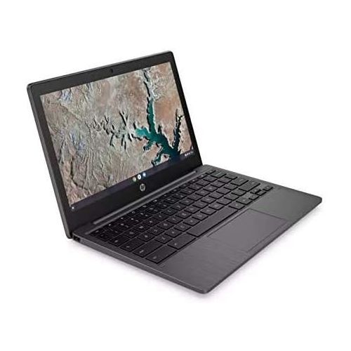  Amazon Renewed HP Chromebook 11-inch HD Laptop, MediaTek MT8183, MediaTek Integrated Graphics, 4 GB RAM, 32 GB eMMC Storage, Chrome OS (Gray) (Renewed)