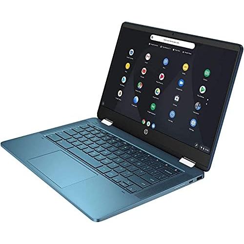  Amazon Renewed HP X360 Chromebook,14inch 2-in-1 Convertible Touchscreen, Intel Celeron N4020 Processor Up to 2.80GHz (4GB Ram 64GB SSD, Webcam, Chrome OS) (Renewed)