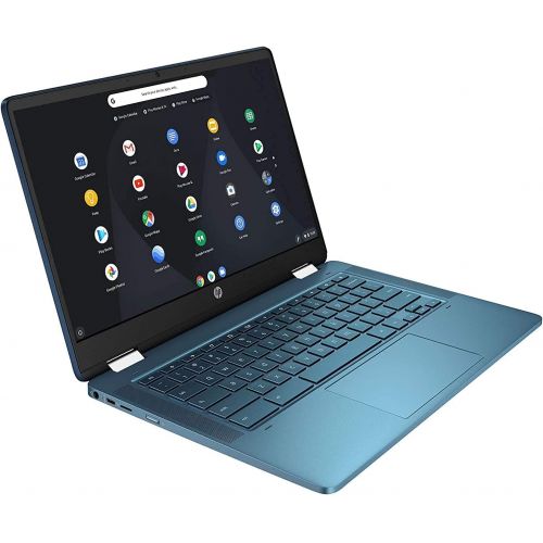  Amazon Renewed HP X360 Chromebook,14inch 2-in-1 Convertible Touchscreen, Intel Celeron N4020 Processor Up to 2.80GHz (4GB Ram 64GB SSD, Webcam, Chrome OS) (Renewed)