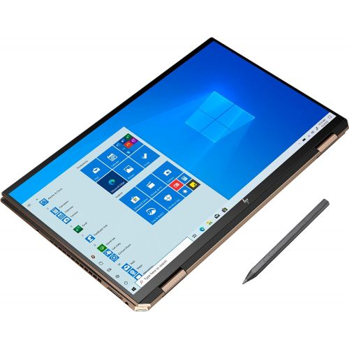  Amazon Renewed HP Spectre X360 13.3-inch 4K UHD Touchscreen 512GB SSD + 32GB Optane 4.2GHz 11th Gen i5 (8GB RAM, i5-1135G7, Windows 10 Home, Intel Iris XE Graphics) Nightfall Black, 13-aw2003dx (