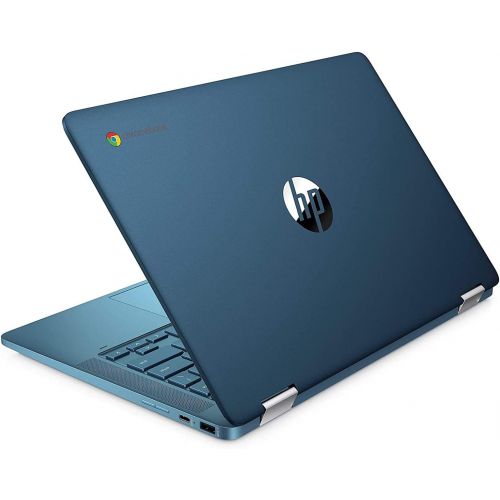  Amazon Renewed HP Chromebook x360 Laptop Computer in Teal Color Intel Celeron N4020 up to 2.8GHz 4GB DDR4 RAM 64GB eMMC 14inch HD 2-in-1 Touchscreen (Renewed)