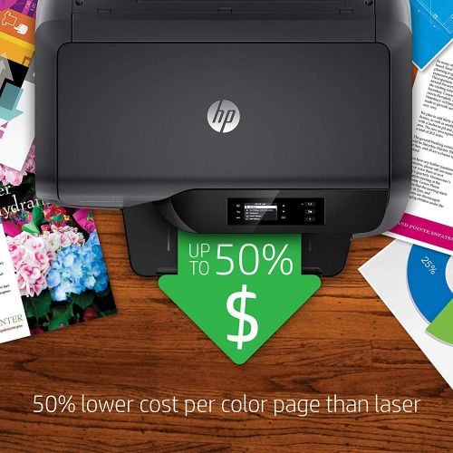  Amazon Renewed HP OfficeJet Pro 8210 Wireless Color Printer with Mobile Printing, Amazon Dash replenishment ready (D9L64A) (Renewed)