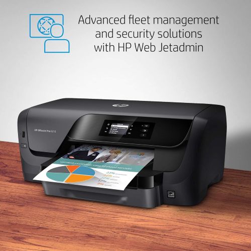  Amazon Renewed HP OfficeJet Pro 8210 Wireless Color Printer with Mobile Printing, Amazon Dash replenishment ready (D9L64A) (Renewed)