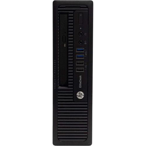  Amazon Renewed HP EliteDesk 800 G1 Ultra Small Form Factor (USFF/TFF/USDT) Computer - Intel Quad Core i5 2.0Hz (i5-4590T) - 8GB RAM - 256GB SSD - WiFi - Windows 10 Pro - AC Adapter (Renewed)