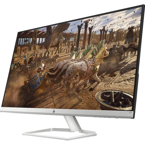  Amazon Renewed HP 32f Ultra Slim LED IPS LCD 31.5 1080p Monitor Dual HDMI VGA - Silver - 6XJ00AAT (Renewed)