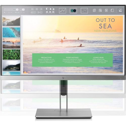  Amazon Renewed HP EliteDisplay E233 23-Inch Screen LED-Lit Monitor Silver (1FH46AA#ABA) (Renewed)