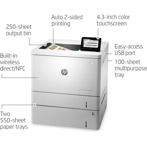  Amazon Renewed HP LaserJet Enterprise M553x Color Printer, (B5L26A) (Renewed)