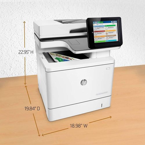  Amazon Renewed HP Color LaserJet Enterprise M577dn (B5L46A#BGJ) Duplex 3600 dpi USB/Ethernet Laser Multifunction Printer (Renewed)