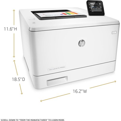  Amazon Renewed HP Laserjet Pro M452dw Wireless Color Printer, (CF394A) (Renewed)